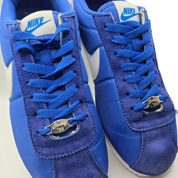 Nike Cortez Basic Nylon Signal Blue 488291-404 Sz 10 No Box Super Clean EUC RARE - Picture 4 of 11